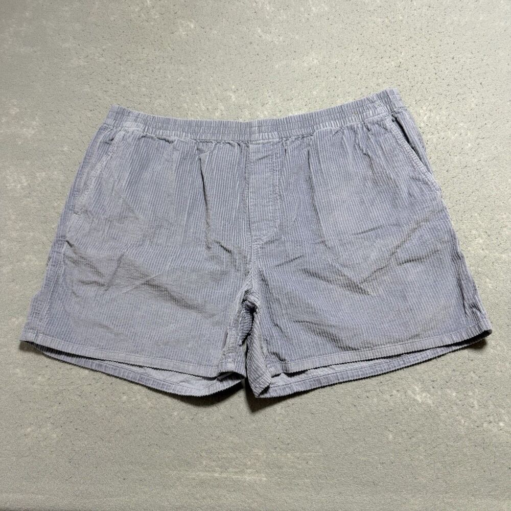 Madewell Shorts Mens Size XXL Light Purple Elastic Waist Casual Outdoor Pockets